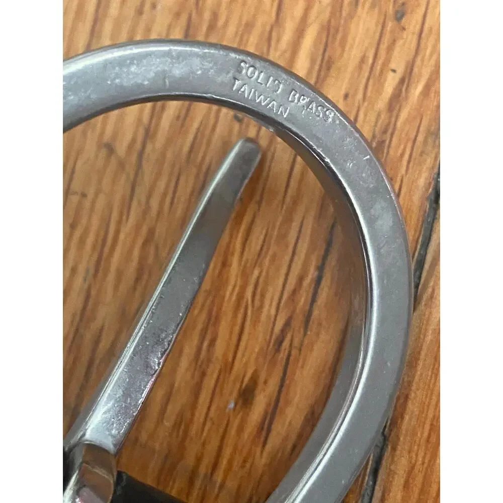 OLD NAVY Distressed Black Leather Belt Womens sz 32 (Runs small)